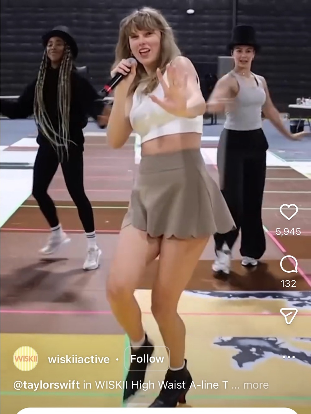WISKII HIGH-WAIST A-LINE TENNIS SKIRT